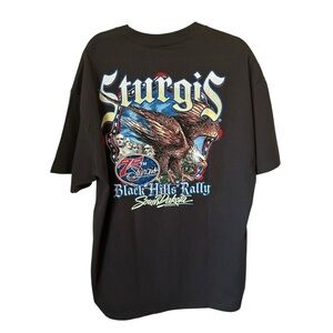 Sturgis 2015 75th Anniversary Black Hills Rally South Dakota Mens Gray Tshirt XL